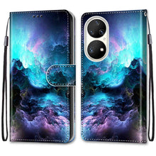 Load image into Gallery viewer, Coloured Drawing Cross Texture Horizontal Flip PU Leather Case with Holder &amp; Card Slots &amp; Wallet &amp; Lanyard, For Huawei P50 Pro, For Nokia 6.3 / G20 / G10