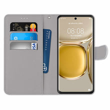 Load image into Gallery viewer, Coloured Drawing Cross Texture Horizontal Flip PU Leather Case with Holder &amp; Card Slots &amp; Wallet &amp; Lanyard, For Huawei P50 Pro, For Nokia 6.3 / G20 / G10