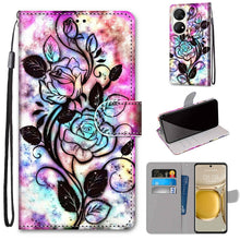 Load image into Gallery viewer, Coloured Drawing Cross Texture Horizontal Flip PU Leather Case with Holder &amp; Card Slots &amp; Wallet &amp; Lanyard, For Huawei P50 Pro, For Nokia 6.3 / G20 / G10