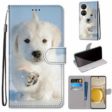 Load image into Gallery viewer, Coloured Drawing Cross Texture Horizontal Flip PU Leather Case with Holder &amp; Card Slots &amp; Wallet &amp; Lanyard, For Huawei P50 Pro, For Nokia 6.3 / G20 / G10