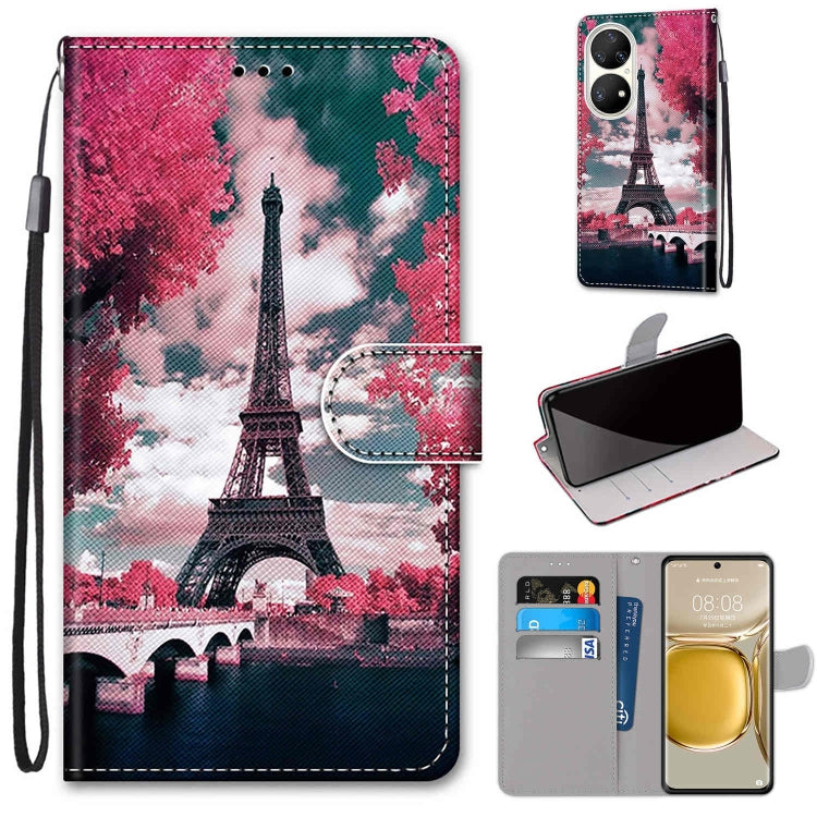 Coloured Drawing Cross Texture Horizontal Flip PU Leather Case with Holder & Card Slots & Wallet & Lanyard, For Huawei P50 Pro, For Nokia 6.3 / G20 / G10