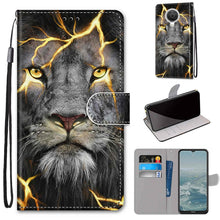 Load image into Gallery viewer, Coloured Drawing Cross Texture Horizontal Flip PU Leather Case with Holder &amp; Card Slots &amp; Wallet &amp; Lanyard, For Huawei P50 Pro, For Nokia 6.3 / G20 / G10