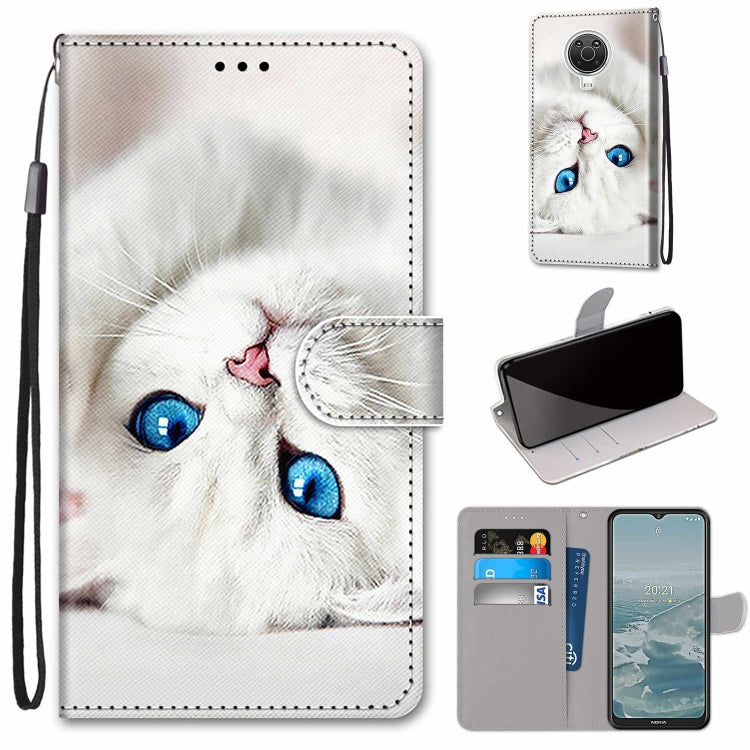 Coloured Drawing Cross Texture Horizontal Flip PU Leather Case with Holder & Card Slots & Wallet & Lanyard, For Huawei P50 Pro, For Nokia 6.3 / G20 / G10