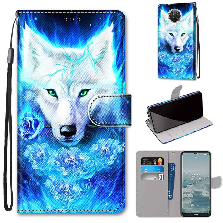 Coloured Drawing Cross Texture Horizontal Flip PU Leather Case with Holder & Card Slots & Wallet & Lanyard, For Huawei P50 Pro, For Nokia 6.3 / G20 / G10