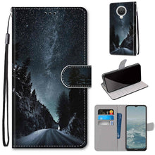Load image into Gallery viewer, Coloured Drawing Cross Texture Horizontal Flip PU Leather Case with Holder &amp; Card Slots &amp; Wallet &amp; Lanyard, For Huawei P50 Pro, For Nokia 6.3 / G20 / G10