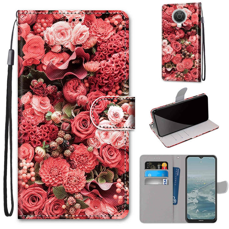 Coloured Drawing Cross Texture Horizontal Flip PU Leather Case with Holder & Card Slots & Wallet & Lanyard, For Huawei P50 Pro, For Nokia 6.3 / G20 / G10