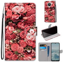 Load image into Gallery viewer, Coloured Drawing Cross Texture Horizontal Flip PU Leather Case with Holder &amp; Card Slots &amp; Wallet &amp; Lanyard, For Huawei P50 Pro, For Nokia 6.3 / G20 / G10