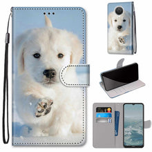 Load image into Gallery viewer, Coloured Drawing Cross Texture Horizontal Flip PU Leather Case with Holder &amp; Card Slots &amp; Wallet &amp; Lanyard, For Huawei P50 Pro, For Nokia 6.3 / G20 / G10