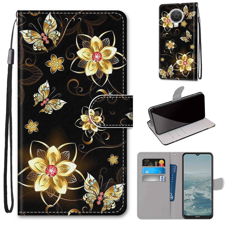 Coloured Drawing Cross Texture Horizontal Flip PU Leather Case with Holder & Card Slots & Wallet & Lanyard, For Huawei P50 Pro, For Nokia 6.3 / G20 / G10