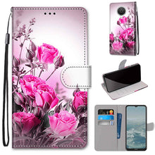 Load image into Gallery viewer, Coloured Drawing Cross Texture Horizontal Flip PU Leather Case with Holder &amp; Card Slots &amp; Wallet &amp; Lanyard, For Huawei P50 Pro, For Nokia 6.3 / G20 / G10