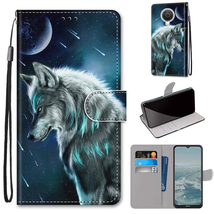 Coloured Drawing Cross Texture Horizontal Flip PU Leather Case with Holder & Card Slots & Wallet & Lanyard, For Huawei P50 Pro, For Nokia 6.3 / G20 / G10