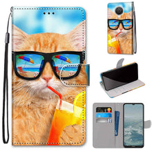 Load image into Gallery viewer, Coloured Drawing Cross Texture Horizontal Flip PU Leather Case with Holder &amp; Card Slots &amp; Wallet &amp; Lanyard, For Huawei P50 Pro, For Nokia 6.3 / G20 / G10