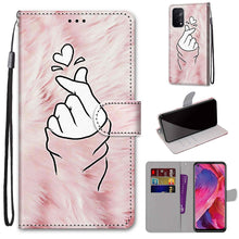 Load image into Gallery viewer, Coloured Drawing Cross Texture Horizontal Flip PU Leather Case with Holder &amp; Card Slots &amp; Wallet &amp; Lanyard, For OPPO A93 5G / A93s 5G / A54 5G / A74 5G, For OPPO A54 4G / A16 4G / A53s 5G / A55 5G