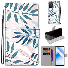 Load image into Gallery viewer, Coloured Drawing Cross Texture Horizontal Flip PU Leather Case with Holder &amp; Card Slots &amp; Wallet &amp; Lanyard, For OPPO A93 5G / A93s 5G / A54 5G / A74 5G, For OPPO A54 4G / A16 4G / A53s 5G / A55 5G