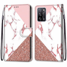 Load image into Gallery viewer, Coloured Drawing Cross Texture Horizontal Flip PU Leather Case with Holder &amp; Card Slots &amp; Wallet &amp; Lanyard, For OPPO A93 5G / A93s 5G / A54 5G / A74 5G, For OPPO A54 4G / A16 4G / A53s 5G / A55 5G