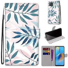 Load image into Gallery viewer, Coloured Drawing Cross Texture Horizontal Flip PU Leather Case with Holder &amp; Card Slots &amp; Wallet &amp; Lanyard, For OPPO A72 5G / A73 5G / A53 5G, For OPPO F19 / A74 4G