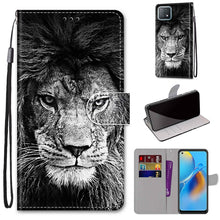 Load image into Gallery viewer, Coloured Drawing Cross Texture Horizontal Flip PU Leather Case with Holder &amp; Card Slots &amp; Wallet &amp; Lanyard, For OPPO A72 5G / A73 5G / A53 5G, For OPPO F19 / A74 4G