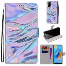Load image into Gallery viewer, Coloured Drawing Cross Texture Horizontal Flip PU Leather Case with Holder &amp; Card Slots &amp; Wallet &amp; Lanyard, For OPPO A72 5G / A73 5G / A53 5G, For OPPO F19 / A74 4G