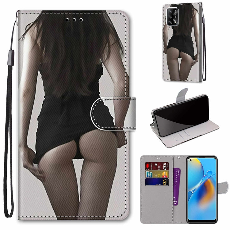 Coloured Drawing Cross Texture Horizontal Flip PU Leather Case with Holder & Card Slots & Wallet & Lanyard, For OPPO A72 5G / A73 5G / A53 5G, For OPPO F19 / A74 4G