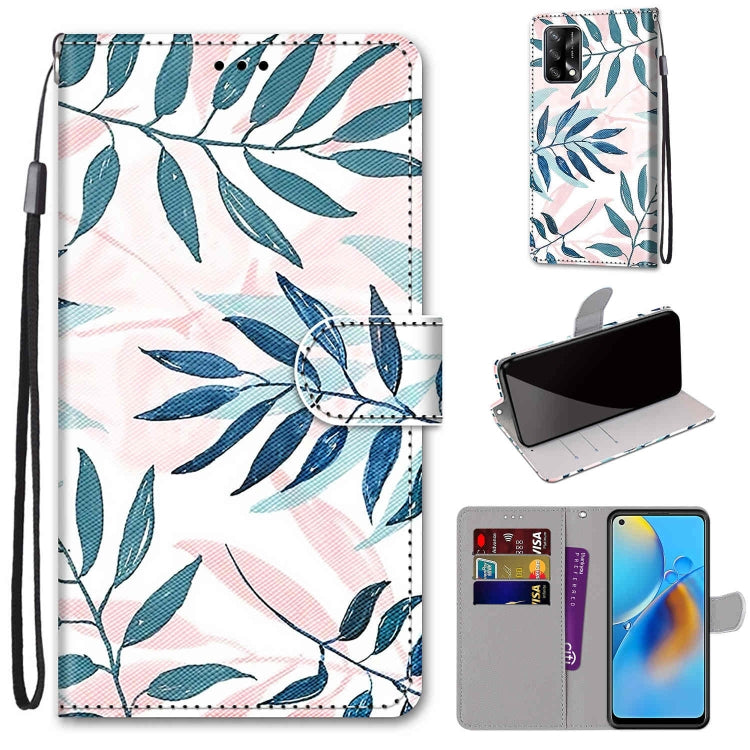 Coloured Drawing Cross Texture Horizontal Flip PU Leather Case with Holder & Card Slots & Wallet & Lanyard, For OPPO A72 5G / A73 5G / A53 5G, For OPPO F19 / A74 4G