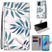 Load image into Gallery viewer, Coloured Drawing Cross Texture Horizontal Flip PU Leather Case with Holder &amp; Card Slots &amp; Wallet &amp; Lanyard, For OPPO A72 5G / A73 5G / A53 5G, For OPPO F19 / A74 4G