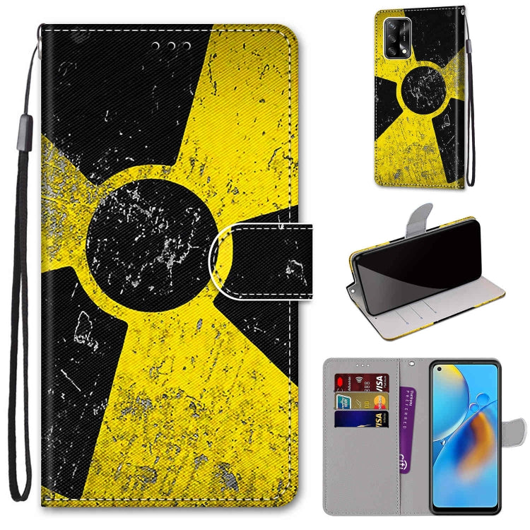 Coloured Drawing Cross Texture Horizontal Flip PU Leather Case with Holder & Card Slots & Wallet & Lanyard, For OPPO A72 5G / A73 5G / A53 5G, For OPPO F19 / A74 4G