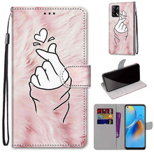 Load image into Gallery viewer, Coloured Drawing Cross Texture Horizontal Flip PU Leather Case with Holder &amp; Card Slots &amp; Wallet &amp; Lanyard, For OPPO A72 5G / A73 5G / A53 5G, For OPPO F19 / A74 4G