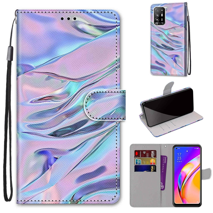 Coloured Drawing Cross Texture Horizontal Flip PU Leather Case with Holder & Card Slots & Wallet & Lanyard, For OPPO A94 5G / A95 5G / F19 Pro+ 5G, For Xiaomi Redmi 10