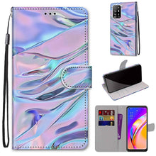 Load image into Gallery viewer, Coloured Drawing Cross Texture Horizontal Flip PU Leather Case with Holder &amp; Card Slots &amp; Wallet &amp; Lanyard, For OPPO A94 5G / A95 5G / F19 Pro+ 5G, For Xiaomi Redmi 10