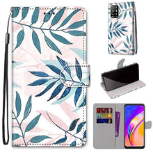 Load image into Gallery viewer, Coloured Drawing Cross Texture Horizontal Flip PU Leather Case with Holder &amp; Card Slots &amp; Wallet &amp; Lanyard, For OPPO A94 5G / A95 5G / F19 Pro+ 5G, For Xiaomi Redmi 10