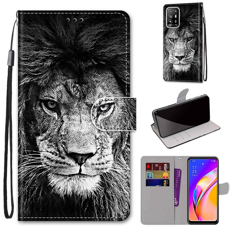 Coloured Drawing Cross Texture Horizontal Flip PU Leather Case with Holder & Card Slots & Wallet & Lanyard, For OPPO A94 5G / A95 5G / F19 Pro+ 5G, For Xiaomi Redmi 10