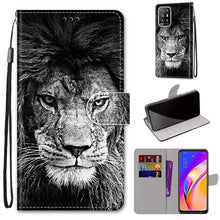 Load image into Gallery viewer, Coloured Drawing Cross Texture Horizontal Flip PU Leather Case with Holder &amp; Card Slots &amp; Wallet &amp; Lanyard, For OPPO A94 5G / A95 5G / F19 Pro+ 5G, For Xiaomi Redmi 10