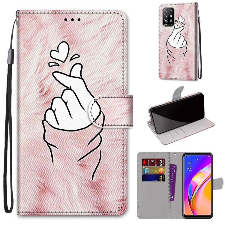 Coloured Drawing Cross Texture Horizontal Flip PU Leather Case with Holder & Card Slots & Wallet & Lanyard, For OPPO A94 5G / A95 5G / F19 Pro+ 5G, For Xiaomi Redmi 10