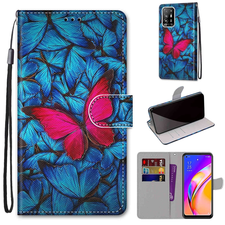 Coloured Drawing Cross Texture Horizontal Flip PU Leather Case with Holder & Card Slots & Wallet & Lanyard, For OPPO A94 5G / A95 5G / F19 Pro+ 5G, For Xiaomi Redmi 10