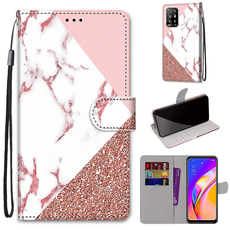 Coloured Drawing Cross Texture Horizontal Flip PU Leather Case with Holder & Card Slots & Wallet & Lanyard, For OPPO A94 5G / A95 5G / F19 Pro+ 5G, For Xiaomi Redmi 10