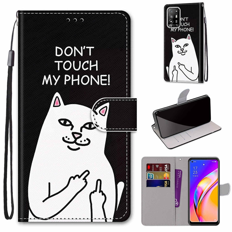 Coloured Drawing Cross Texture Horizontal Flip PU Leather Case with Holder & Card Slots & Wallet & Lanyard, For OPPO A94 5G / A95 5G / F19 Pro+ 5G, For Xiaomi Redmi 10