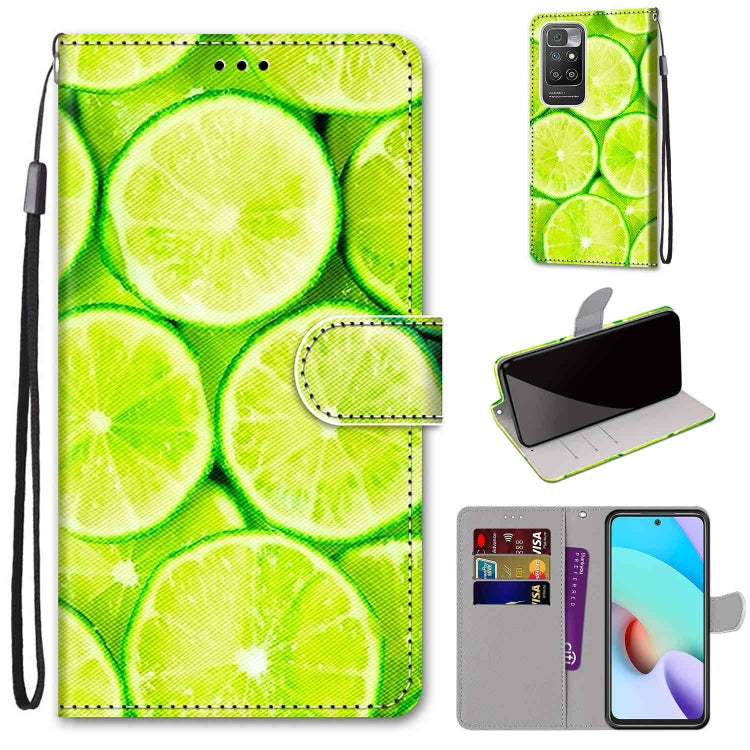 Coloured Drawing Cross Texture Horizontal Flip PU Leather Case with Holder & Card Slots & Wallet & Lanyard, For OPPO A94 5G / A95 5G / F19 Pro+ 5G, For Xiaomi Redmi 10