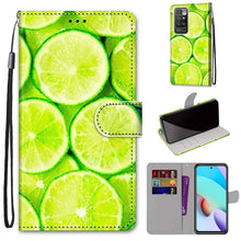 Load image into Gallery viewer, Coloured Drawing Cross Texture Horizontal Flip PU Leather Case with Holder &amp; Card Slots &amp; Wallet &amp; Lanyard, For OPPO A94 5G / A95 5G / F19 Pro+ 5G, For Xiaomi Redmi 10