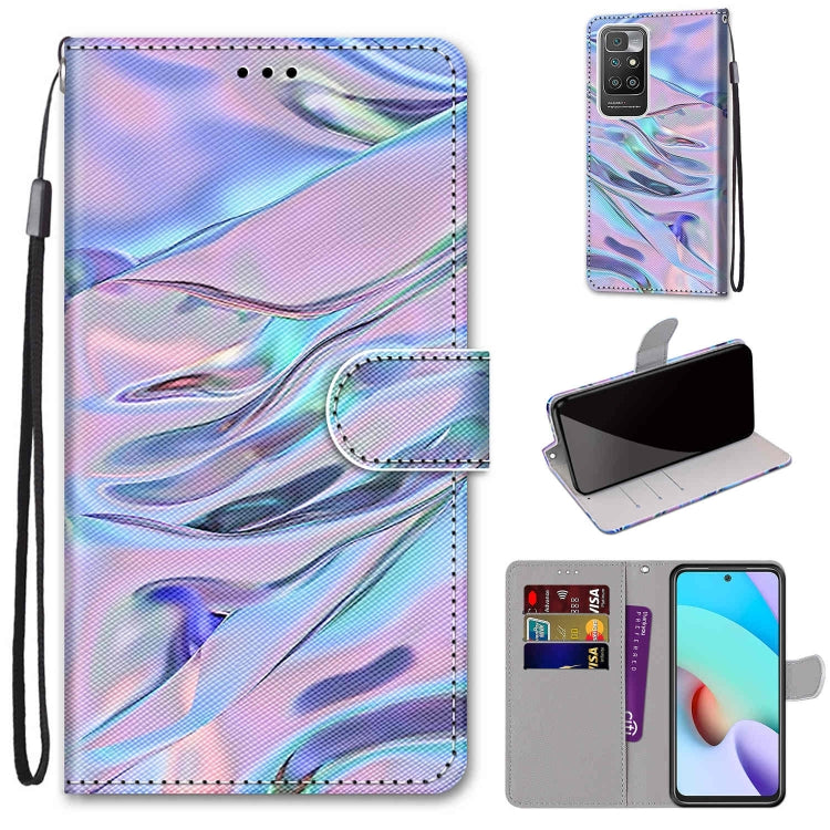 Coloured Drawing Cross Texture Horizontal Flip PU Leather Case with Holder & Card Slots & Wallet & Lanyard, For OPPO A94 5G / A95 5G / F19 Pro+ 5G, For Xiaomi Redmi 10