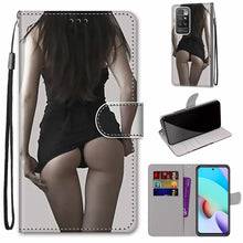 Load image into Gallery viewer, Coloured Drawing Cross Texture Horizontal Flip PU Leather Case with Holder &amp; Card Slots &amp; Wallet &amp; Lanyard, For OPPO A94 5G / A95 5G / F19 Pro+ 5G, For Xiaomi Redmi 10