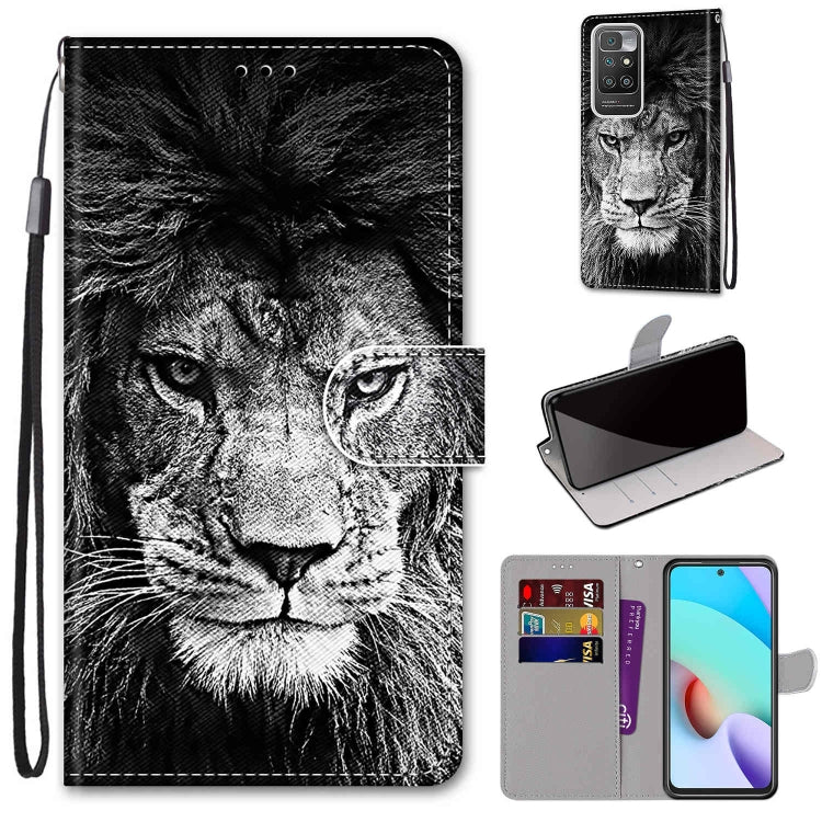 Coloured Drawing Cross Texture Horizontal Flip PU Leather Case with Holder & Card Slots & Wallet & Lanyard, For OPPO A94 5G / A95 5G / F19 Pro+ 5G, For Xiaomi Redmi 10
