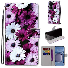 Load image into Gallery viewer, Coloured Drawing Cross Texture Horizontal Flip PU Leather Case with Holder &amp; Card Slots &amp; Wallet &amp; Lanyard, For Huawei P50, For Huawei P50 Pro