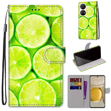 Load image into Gallery viewer, Coloured Drawing Cross Texture Horizontal Flip PU Leather Case with Holder &amp; Card Slots &amp; Wallet &amp; Lanyard, For Huawei P50, For Huawei P50 Pro