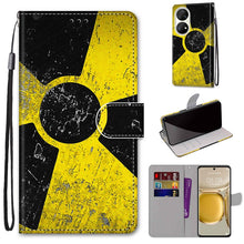 Load image into Gallery viewer, Coloured Drawing Cross Texture Horizontal Flip PU Leather Case with Holder &amp; Card Slots &amp; Wallet &amp; Lanyard, For Huawei P50, For Huawei P50 Pro