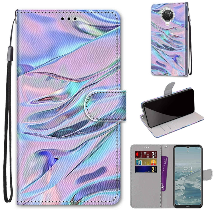 Coloured Drawing Cross Texture Horizontal Flip PU Leather Case with Holder & Card Slots & Wallet & Lanyard, For Nokia G20 / G10 / 6.3, For Samsung Galaxy A22 4G