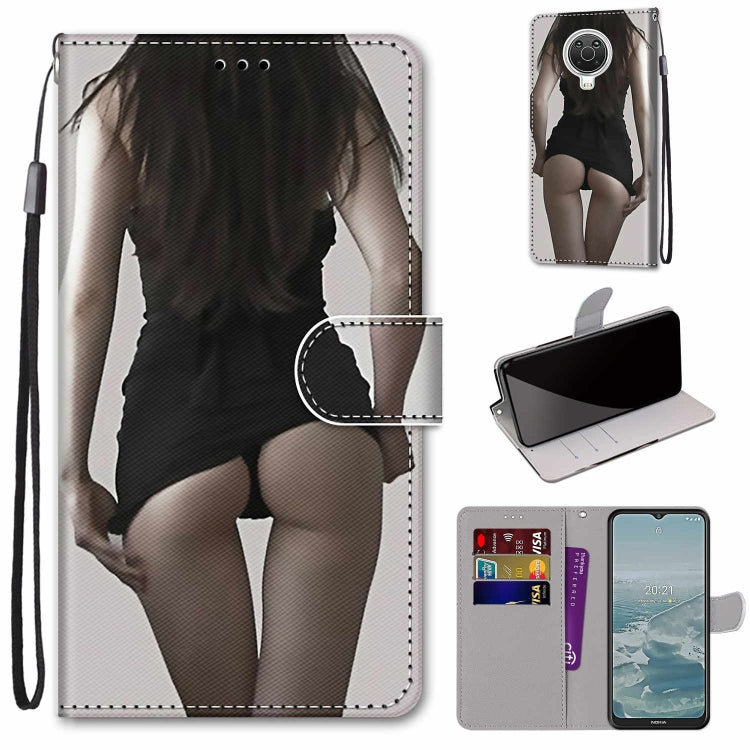 Coloured Drawing Cross Texture Horizontal Flip PU Leather Case with Holder & Card Slots & Wallet & Lanyard, For Nokia G20 / G10 / 6.3, For Samsung Galaxy A22 4G