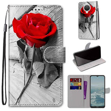 Load image into Gallery viewer, Coloured Drawing Cross Texture Horizontal Flip PU Leather Case with Holder &amp; Card Slots &amp; Wallet &amp; Lanyard, For Nokia G20 / G10 / 6.3, For Samsung Galaxy A22 4G