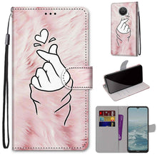 Load image into Gallery viewer, Coloured Drawing Cross Texture Horizontal Flip PU Leather Case with Holder &amp; Card Slots &amp; Wallet &amp; Lanyard, For Nokia G20 / G10 / 6.3, For Samsung Galaxy A22 4G