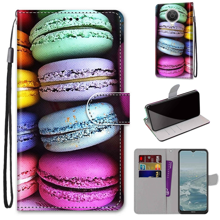 Coloured Drawing Cross Texture Horizontal Flip PU Leather Case with Holder & Card Slots & Wallet & Lanyard, For Nokia G20 / G10 / 6.3, For Samsung Galaxy A22 4G