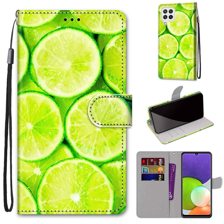 Coloured Drawing Cross Texture Horizontal Flip PU Leather Case with Holder & Card Slots & Wallet & Lanyard, For Nokia G20 / G10 / 6.3, For Samsung Galaxy A22 4G